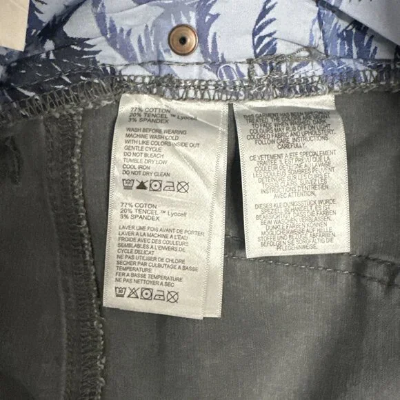 Tommy Bahama Men's 32W x 34L Fog Grey Boracay Five-Pocket Stretch Chino Pant - Picture 12 of 12